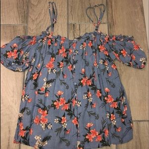 Spaghetti strap with sleeves top